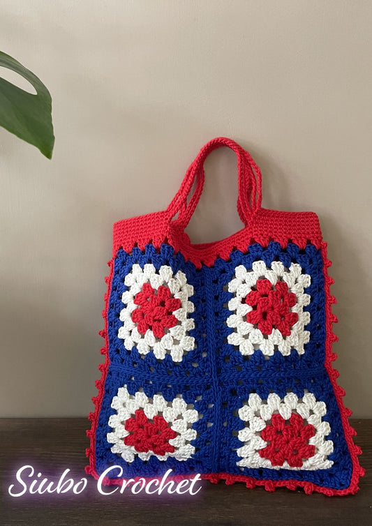 DIY材料包 方格袋 Granny Square Bag