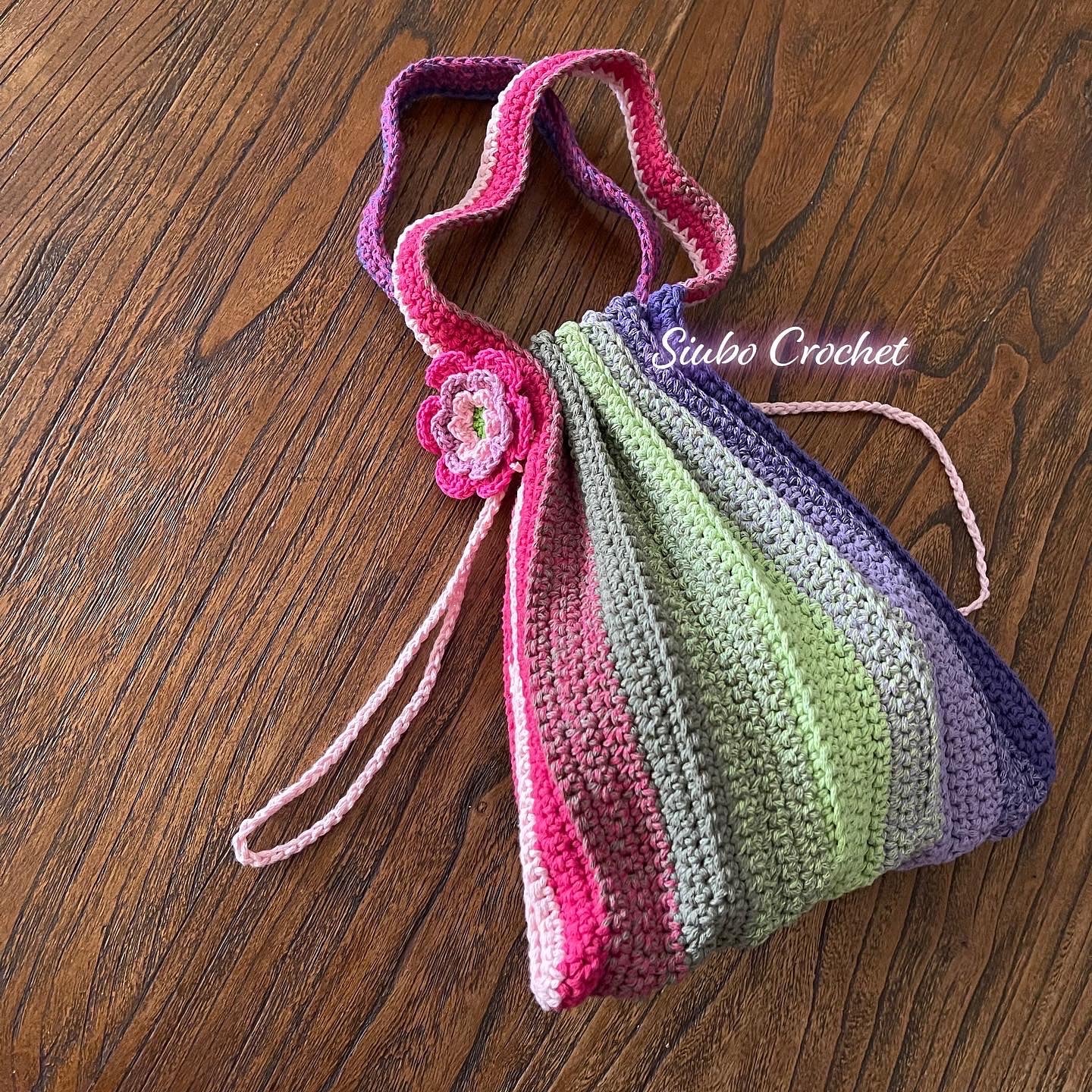 Pleats wrinkle best sale bag crochet