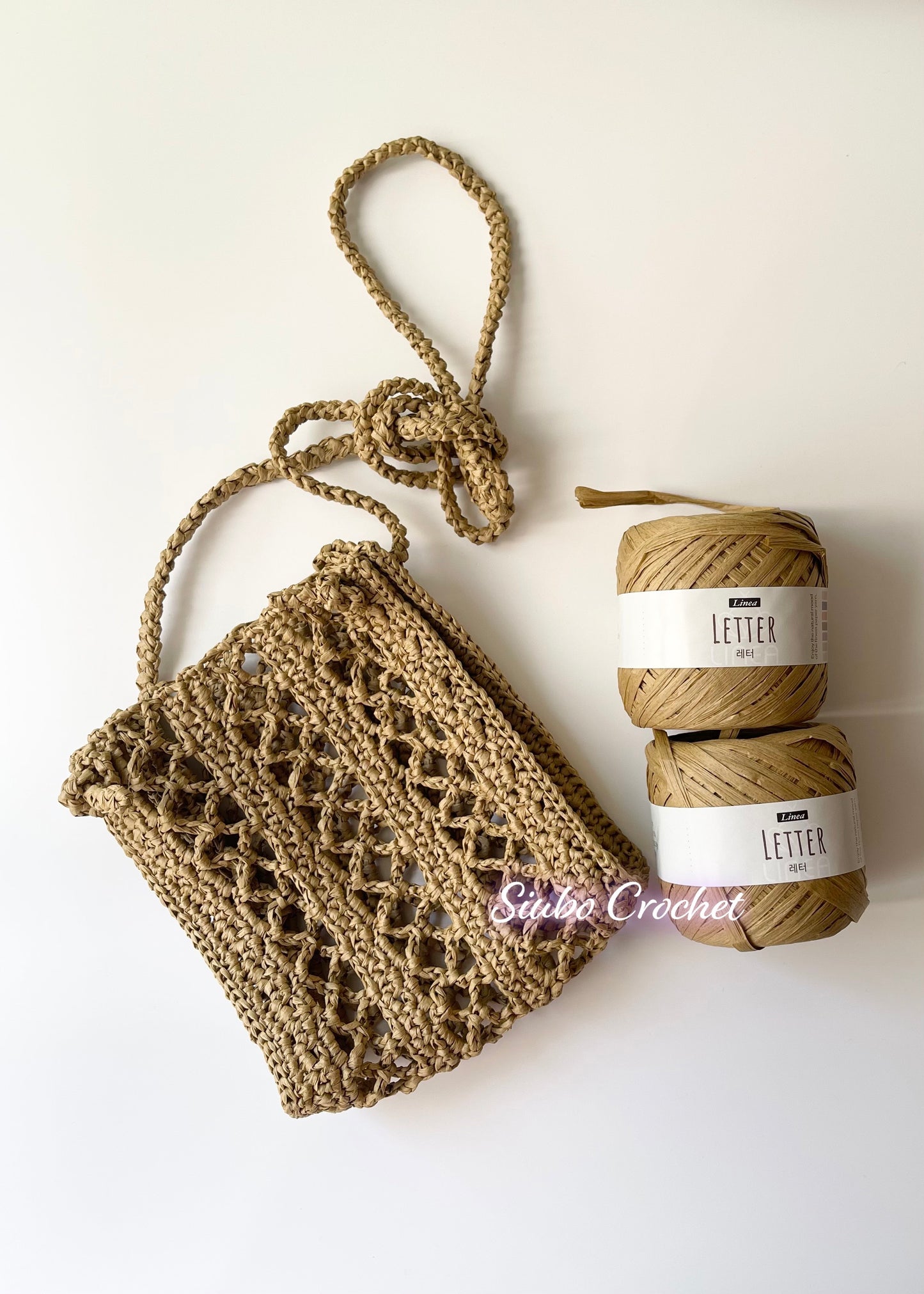 DIY材料包 夏季網袋 Raffia Bag